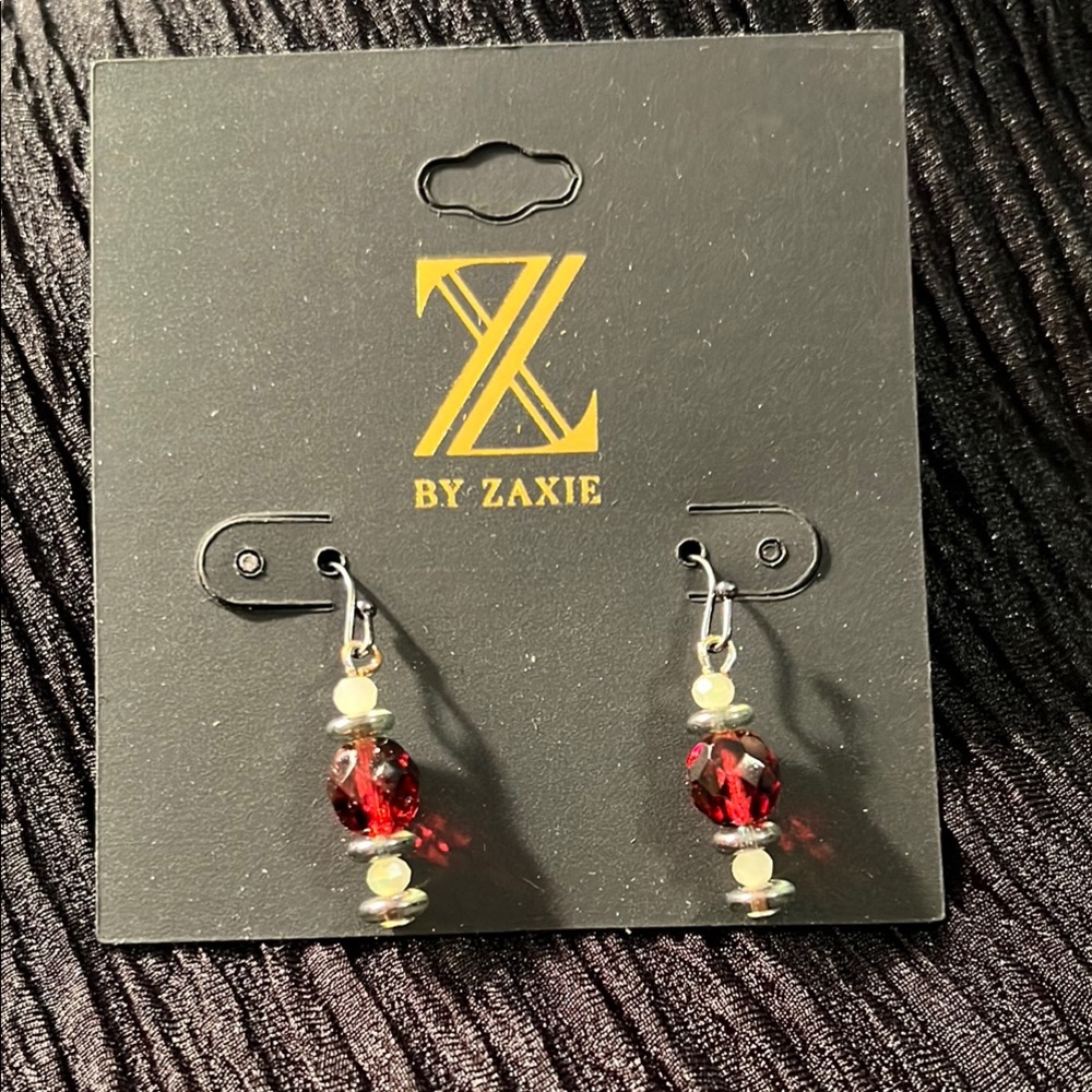 3/$18 Red and Silver Earrings Lot 519